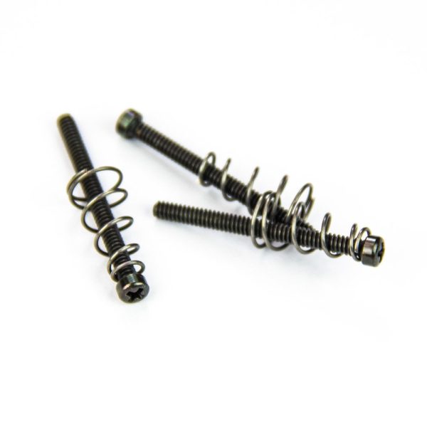 MusicMan Pickup Screw Black With Spring 3/Set