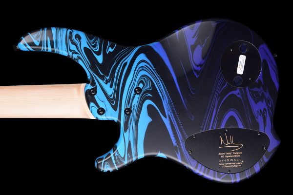 Dingwall NG3 Adam “Nolly” Getgood Signature 5-String - Matte Purple-to-Blue Fade Swirl - 21748 - Image 5